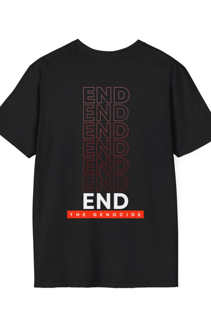 My Only Enemies (End the Genocide) T-Shirt back design