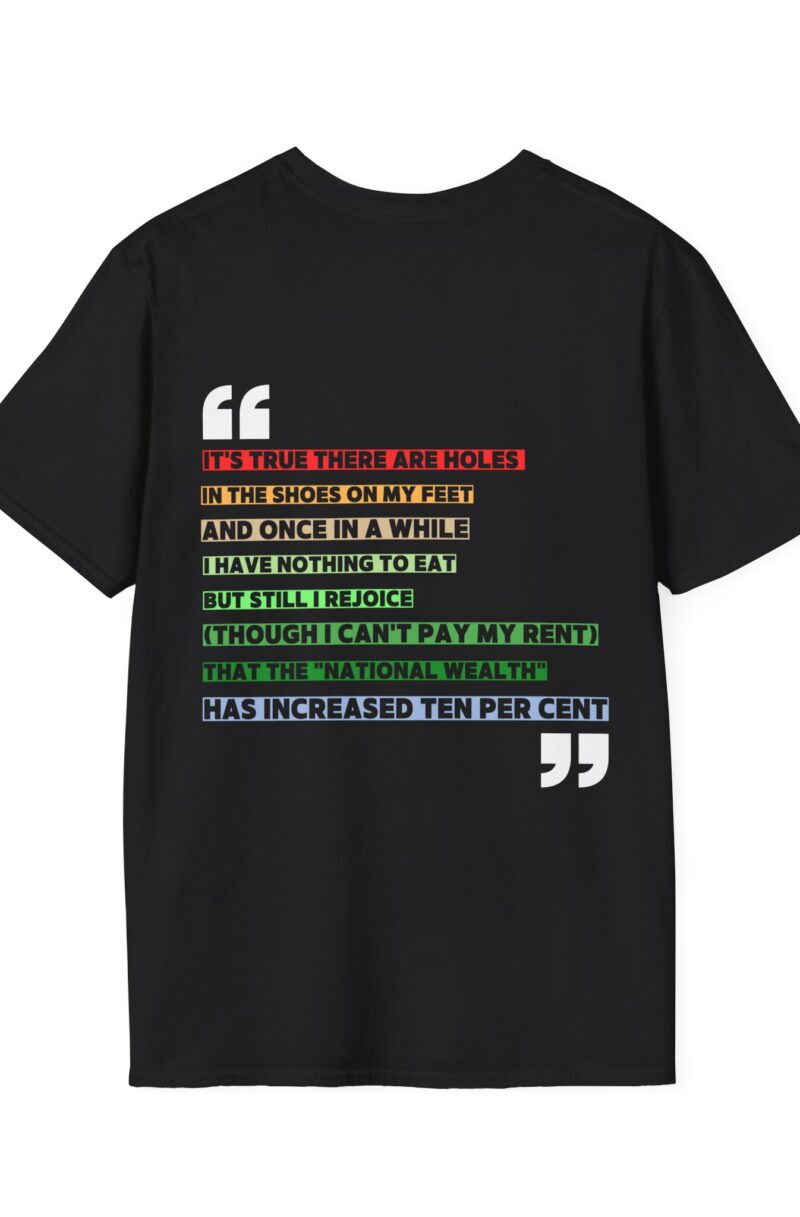 Kaya Eats The Rich T-Shirt back design